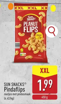 ALDI Sun Snacks Pindaflips aanbieding