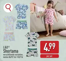 ALDI L&D Shortama aanbieding