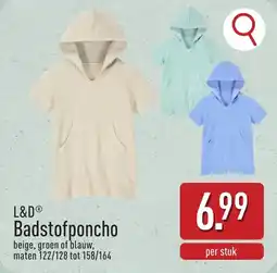 ALDI L&D Badstofponcho aanbieding