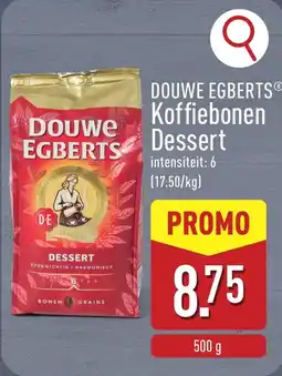ALDI Douwe Egberts Koffiebonen Dessert aanbieding