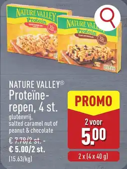 ALDI Nature Valley Proteïnerepen aanbieding