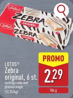 ALDI Lotus Zebra Original aanbieding