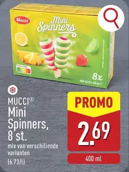 ALDI Mucci Mini Spinners aanbieding