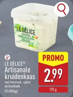ALDI Le Délice Artisanale Kruidenkaas aanbieding