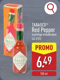ALDI Tabasco Red Pepper aanbieding