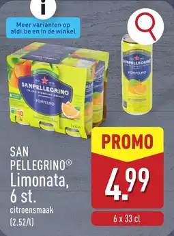 ALDI San Pellegrino Limonata aanbieding