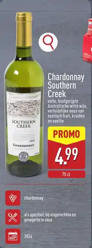 ALDI Chardonnay Southern Creek aanbieding