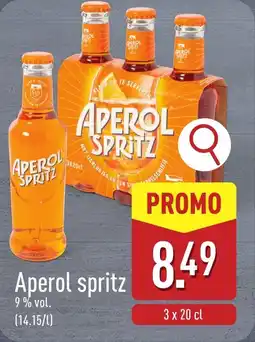 ALDI Aperol spritz 9 % vol aanbieding
