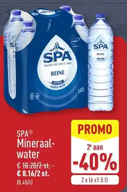 ALDI SPA Mineraalwater aanbieding