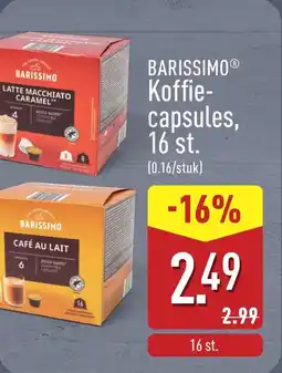 ALDI Barissimo Koffiecapsules aanbieding