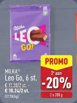 ALDI Milka Leo Go aanbieding