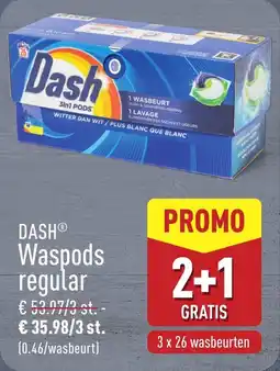 ALDI Dash Waspods regular aanbieding
