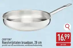 ALDI Crofton Roestvrijstalen braadpan aanbieding