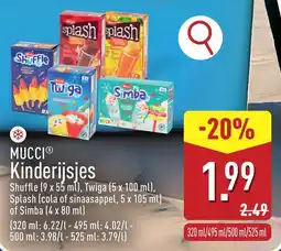 ALDI Mucci Kinderijsjes aanbieding