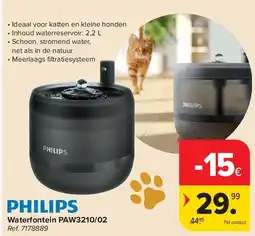 Carrefour Waterfontein PAW3210/02 aanbieding