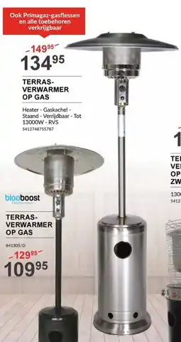 HandyHome Terras verwarmer op gas aanbieding