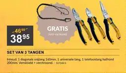 HandyHome Set van 3 tangen aanbieding