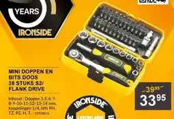 HandyHome Mini doppen e bits doos S2/ flank drive n aanbieding