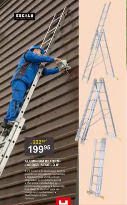 HandyHome Aluminium reform ladder stabilo II aanbieding