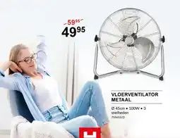 HandyHome Vloerventilator metaal aanbieding