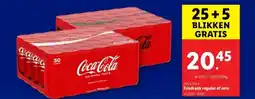 Lidl Coca cola frisdrank regular of zero aanbieding