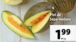 Lidl Piel de Sapo meloen aanbieding