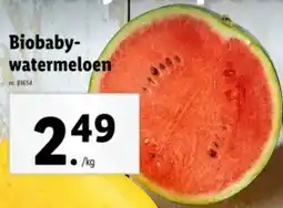 Lidl Biobaby watermeloen aanbieding