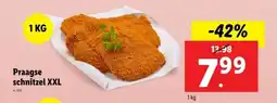 Lidl Praagse schnitzel XXL aanbieding