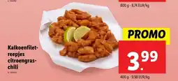 Lidl Kalkoenfilet reepjes citroengras chili aanbieding