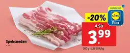 Lidl Speksneden aanbieding