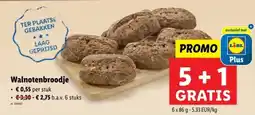 Lidl Walnotenbroodje aanbieding