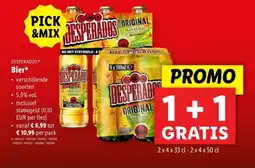 Lidl Desperados bier aanbieding