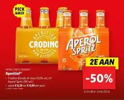 Lidl Aperol spritz crodino aperitief aanbieding