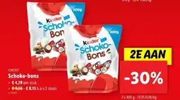 Lidl Kinder schoko bons aanbieding