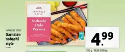 Lidl Japanese style garnalen nobashi style aanbieding