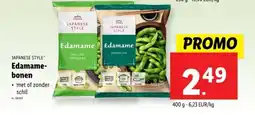 Lidl Japanese style edamame bonen aanbieding