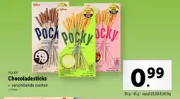 Lidl Pocky chocoladesticks aanbieding