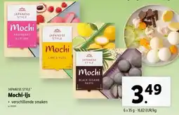 Lidl Japanese style mochi-ijs aanbieding