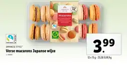 Lidl Japanese style verse macarons japanse wijze aanbieding