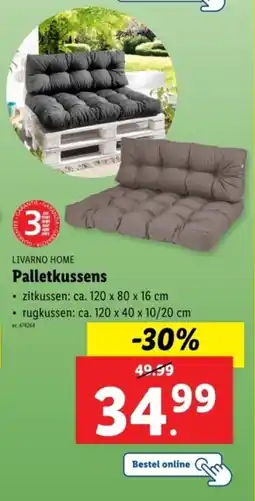 Lidl Livarno home palletkussens aanbieding