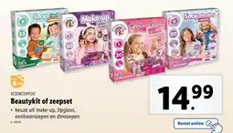 Lidl Science4you beautykit of zeepset aanbieding