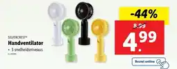 Lidl Silvercrest handventilator aanbieding