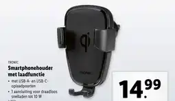 Lidl Tronic smartphonehouder met laadfunctie aanbieding