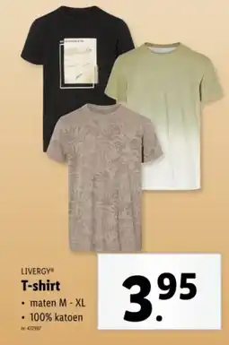 Lidl Livergy T-shirt aanbieding