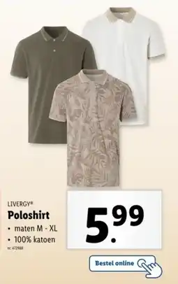 Lidl Livergy poloshirt aanbieding