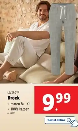 Lidl Livergy broek aanbieding