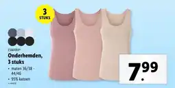 Lidl Esmara onderhemden aanbieding
