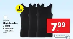 Lidl Livergy onderhemden aanbieding