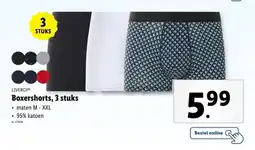 Lidl Livergy boxershorts aanbieding