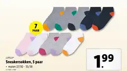 Lidl LUPILU Sneakersokken aanbieding